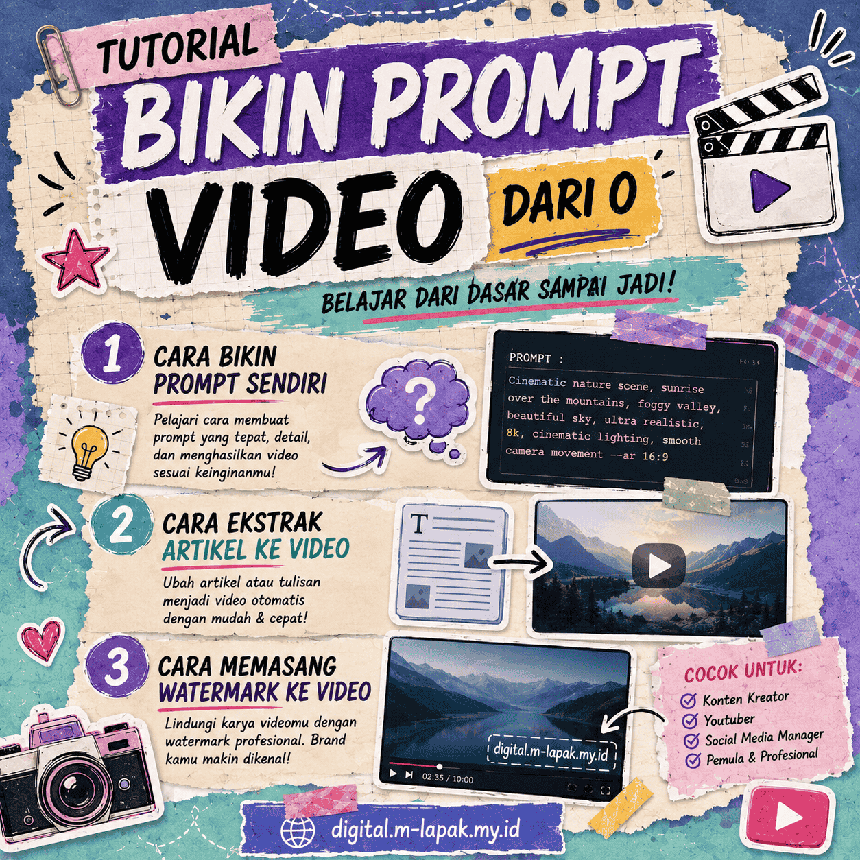 Video Kelas Online: Tutorial Membuat Konten Video AI di Hape
