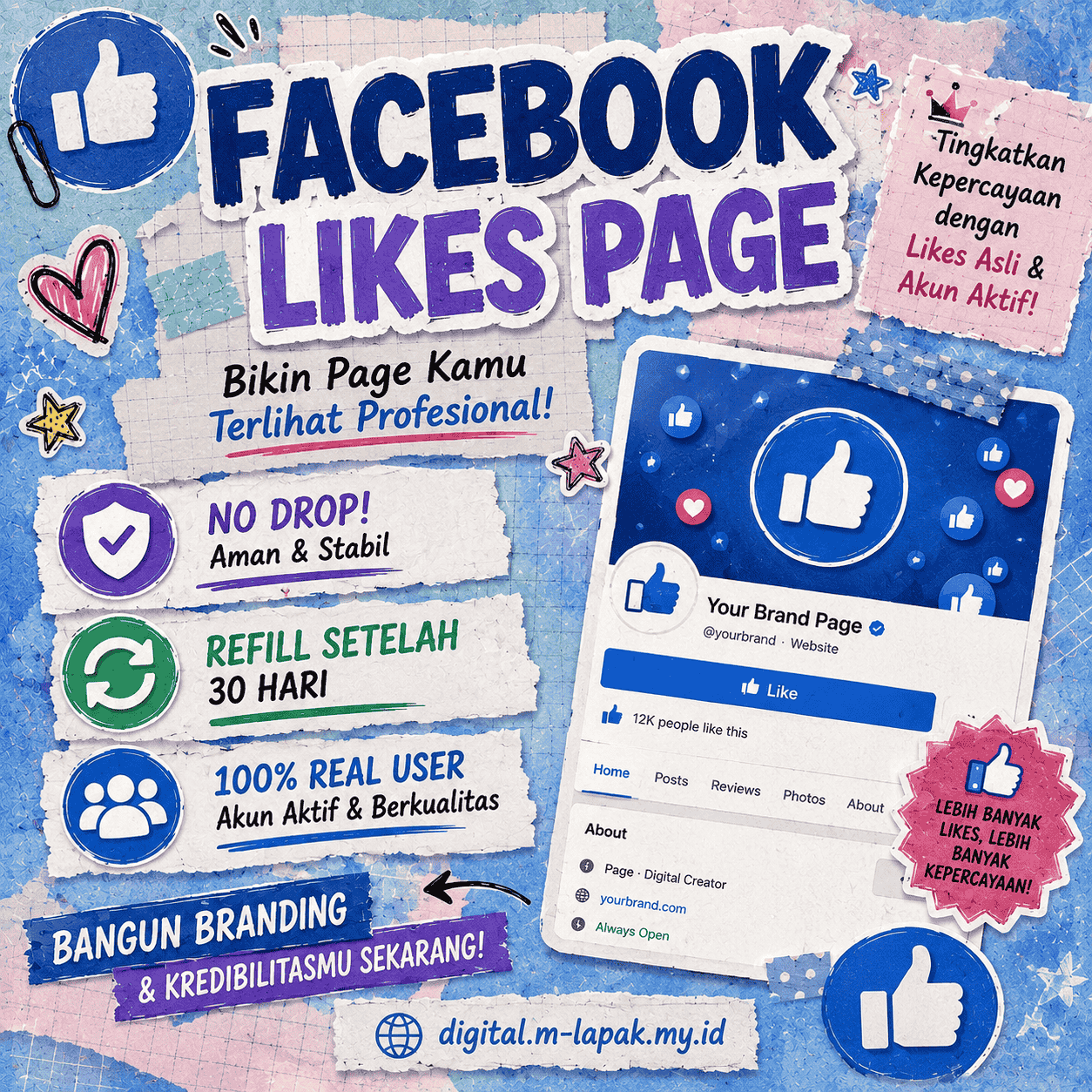Facebook Page Likes 100